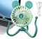 Oktopus-Ventilator für Kinderwagen – Oktopus-Design, flexibles Stativ-Ventilator zum Anklemmen, tragbarer elektrischer Wagen, leiser Ventilator, Camping, Handventilator