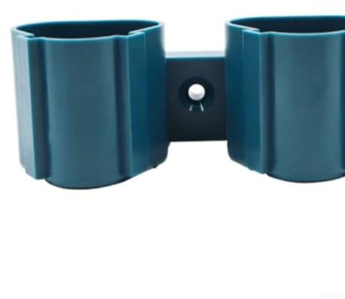 Für Bosch für Batteriehalter Montagehalterung, 3 in 1 Aufhänger für 10 8V 12V Batterien (blau)