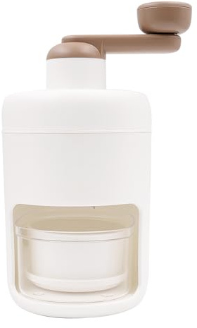 Ieron Macchina Portatile per Ghiaccio tritato, creatore Manuale di Coni di Neve, tritaghiaccio con vassoi per cubetti di Ghiaccio gratuiti