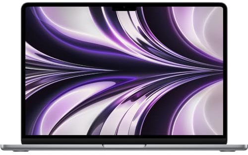 2022 Apple MacBook Air mit Apple M2 Chip (13-Zoll, 24GB RAM, 512GB SSD Kapazität) (QWERTZ German) Space Grau (Generalüberholt)
