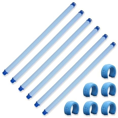 Plookyoe Paquete de 6 Mangueras de Vacío para Limpiador de Piscinas R0527700, Piezas de Repuesto de Manguera, para Limpiador de Piscinas MX6, MX8