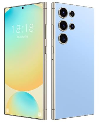 Fine Life Pro Sblocca telefono, smartphone 4G-LTE, fotocamera 5MP+16MP, 3GRAM, 64GROM, espansione 256GB, schermo da 6,8 pollici, tutto bordo metallico, nessun contratto (blue)