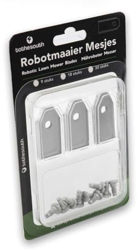 9x To the South® Mähroboter Klingen Stahl passend für Cramer AIC10000 AiConic 10-9 Stück