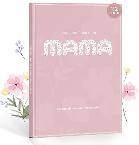 Muttertagsgeschenk Mama Buch I Mama was kannst du erzählen I Mama erzähl mir von deinem Leben Buch zum Ausfüllen Geschenke für Mama zum Geburtstag oder Muttertag Mutter erzähl mal, beste Mama der Welt
