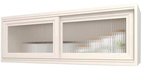 TWHZSAI Aluminum Hanging Cabinet Sliding Door Kitchen Wall Cabinet Wall -mounted Porch Items Storage Cabinet Tableware Seasoning Rack(White,60 * 35 * 31cm)