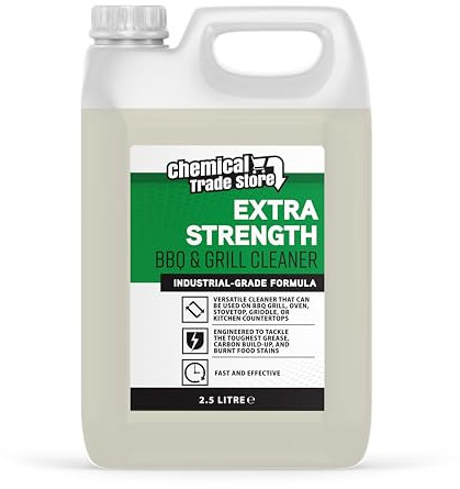 Chemical Trade Store - BBQ & Grill Cleaner 2.5L - Powerful Barbecue Grease & Carbon Remover with Clean Boost Technology - Cuts Through Burnt-On Food & Oil for a Deep Clean