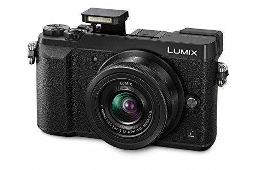 Panasonic Lumix DMC-GX80 Digital Mirrorless Camera, 16.1MP with 12-32mm Lens, Post Focus 4K Photo & 4K Video, Ultra HD Black (Renewed)
