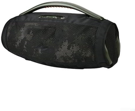 ZiStarlilife Para JBL para Boombox 3 Cubierta antipolvo de nailon para altavoz, funda protectora de almacenamiento, bolsa de transporte impermeable negra, accesorio de protección de transporte
