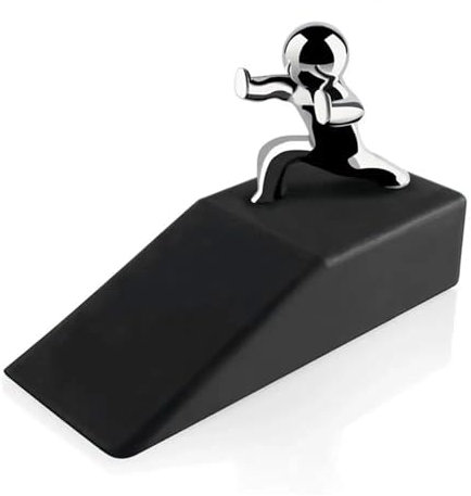 MZYFDC Cale Porte Butée de Porte en Alliage de Zinc, Petit et Bonhomme, avec Bases en Caoutchouc antidérapantes, butée de Porte sûre et Anti-Collision, Design Fantaisie décoratif en Caoutchouc