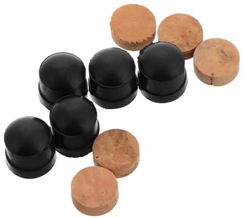 10 Piece Brass Instrument Repair Kit for Trumpet and Trombone | Wood and Rubber Parts, Wear Resistant and Leak Prevention, Easy Installation, 10pcs Set for Homes Offices
