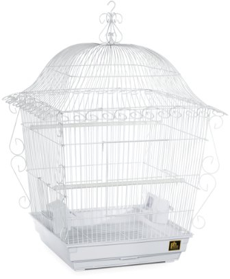 Prevue Pet Products Jumbo-Vogelkäfig, 220W, 45,7 x 45,7 x 63,5 cm, weiß