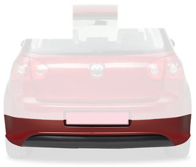 CSR-Automotive Heckansatz Kompatibel mit/Ersatz für VW Golf 5 HA073