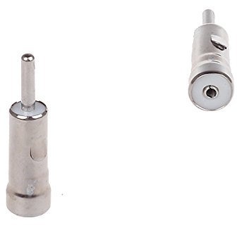 Adattatore per antenna di fabbrica per auto aftermarket Dash DVD Head Unit Adattatore radio ISO per antenna Din (2 pezzi)