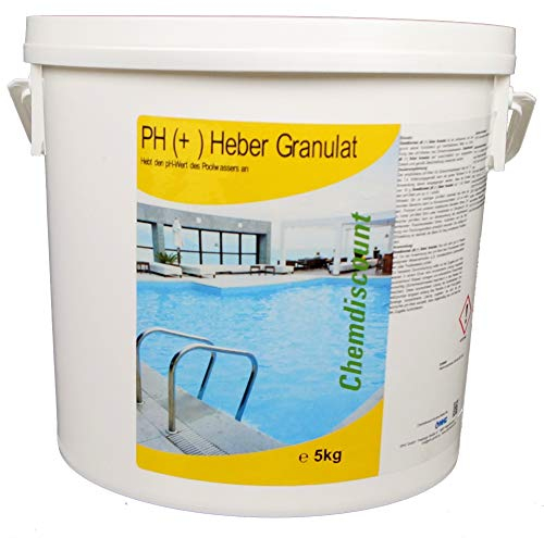 Chemdiscount 5kg pH Plus Granulat pH Heber fest ph