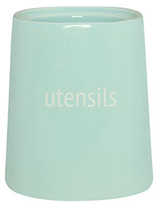Premier Housewares 722700 Fletcher Utensil Jar - Blue , 12x12x14 cm