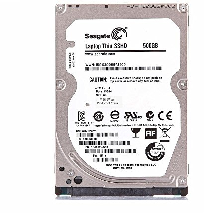 Seagate 500GB Gaming SSHD SATA 8GB NAND SATA 6Gb/s 2.5-inch Internal Bare Drive (ST500LM000) (Certified Refurbished)