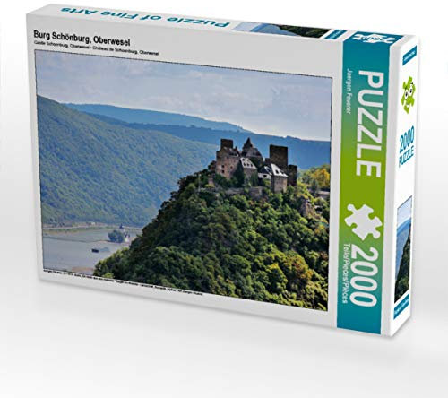 CALVENDO Puzzle Burg Schönburg, Oberwesel 2000 Teile Lege-Größe 90 x 67 cm Foto-Puzzle Bild von JF-Fotografie
