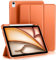Vobafe Coque Compatible avec iPad Air 11 Pouces 2025 2024/5 4 2022/2020，10.9 Pouces, Étui de Protection avec Pencil Holder, Veille/Réveil Automatique, Papaye
