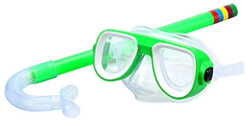 Children's snorkeling Scuba Snorkeling Maske Swimming Goggles Glasses with dry Snorkels Tube Equipment Non-Toxic Diving Gear 3-8 Years