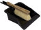 CHARLES BENTLEY Dustpan & Brush Set, Charnwood, Dustpan & Tampico Hand Brush Set, for Garden & Outdoor, Maintenance, Premium Brushware, Green, FSC Certified Wood, Ridges, Soft Bristles (43x31x10cm)