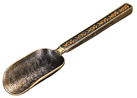 Faderr Tea Spoon, Bronze, 1 x, Traditional, Copper, 16 x 2.8 cm
