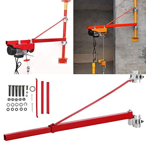 Supporto per paranco elettrico, telaio per paranco in acciaio Braccio oscillante per paranco elettrico Braccio di Bandiera per paranco elettrico Staffa per asta di sollevamento Regolazione 600Kg