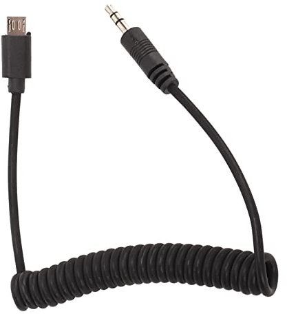 Camera Flash Trigger Cable, Remote Trigger Cable 3.5mm Transmission Stability Easy to Carry for Camera