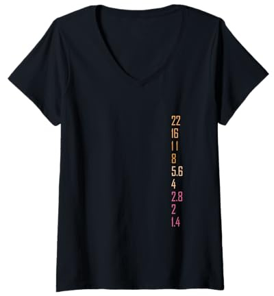 Damen Fotografie Design für Fotograf Fotografieren Foto Kamera T-Shirt mit V-Ausschnitt