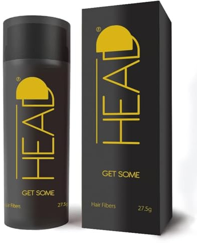 HEADD (BLACK) | Plant Based I Full Hair in Seconds | Lightweight Hair Buidling Fibers for Thinning Hair Men & Women | Styling Powder | Hair Loss Products | The Sexiest Way to Fuller Hair!