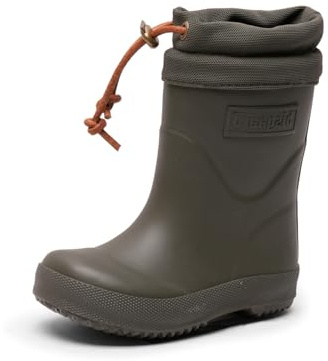 Bisgaard Unisex Kinder Thermo Gummistiefel, Olive, 34 EU
