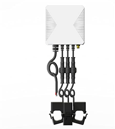 Lisher Tuya Smart 3 Phase ZigBee Meter KWh Powers Monitor 80A con Morsetto Trasformatore di Corrente