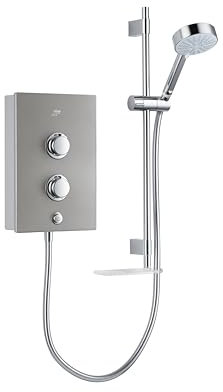 Mira Showers Decor 9.5KW Sliver Single Outlet Electric Shower 1.1894.002
