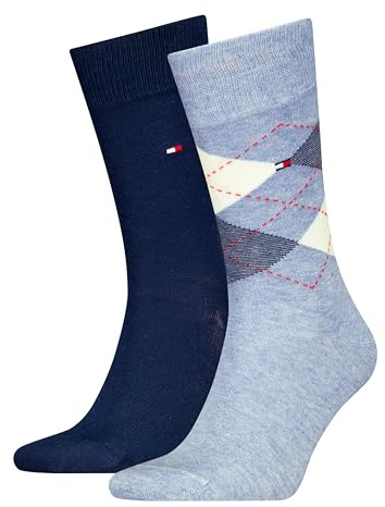 Tommy Hilfiger Herren Check Classic Sock (2er Pack)