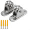 Sileduove Umlenkrollen Stahlseile für Seile, Gym Schiebetor Edelstahl Nut Riemenscheiben Blöcke Rollen mit Schrauben(2PCS)