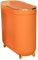 La poubelle orange can la poubelle de salle de bain peut mince poubelle peut 3,2 gallons de cuisine poubelle avec un couvercle de presse de poubelle à chambre à coucher pour la chambre à coucher po
