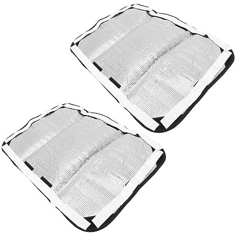 GARVALON 2pezzi Copertura Ombra Per Finestra Rv Protezione Solare e Privacy Per Camper e Resistente Facile Da Installare Adatto Per Viaggi All Aperto