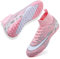 VTASQ Scarpe da Calcio Uomo All'aperto Sportivo Erba Tacchetti Teenager Adulto Training Alte Scarpe da Calcetto Spike Professionale Scarpe da Allenamento Unisex Rosa 40 EU