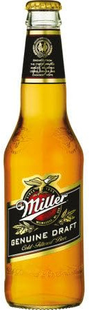 12 x 0,33l Miller Genuine Draft - Bier aus den USA mit 4,7% Vol. inklusive Haus der Biere Berlin Bierdeckel