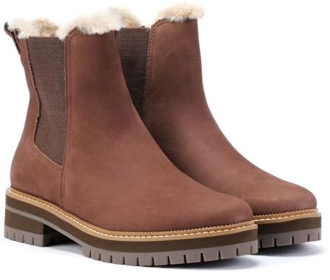 TOMS Bennet Damenstiefel Aus Braunem Nubukleder