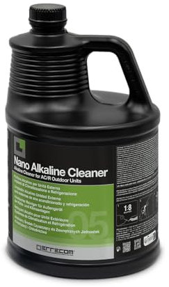 Errecom Nano Alkaline Cleaner, Limpiador Alcalino Unidad Externa para sistemas de aire acondicionado y refrigeración, Fórmula Concentrada, 5 L