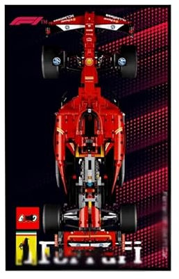 Quadro da parete per Lego 42207 Racing - Supporto da parete per 42207 - Regalo ideale per gli appassionati di auto, 80 x 50 cm (42207 C)