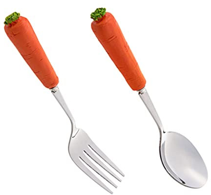 OFFIGAM cucchiaio e forchetta per forchette per stoviglie per cucchiaio per cucchiaio forchetta Acciaio inossidabile Orange