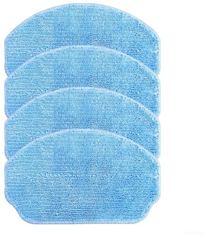 Per cecotec Per Conga 999 Robot Aspirapolvere Mop Panno Kit 4 Pack Microfibra Ricambio Mop Mop Mop per Pulizia Efficiente