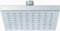 Soffione doccia maxi in abs cromato 15 x 15 cm