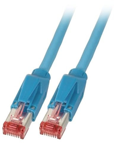 EFB-Elektronik - CAT. 6A Netzwerkkabel - 5 m LAN Kabel Ethernet Kabel Patchkabel mit Klinken-/Knickschutz - RJ45 Anschluss, S/FTP LSZH Dätwyler 7702 TM21 - gelb