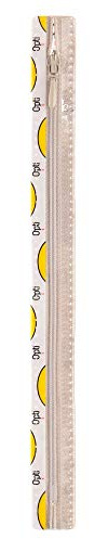 Opti S40-40-09180 Reißverschluss, 100Prozent Polyester, 09180 Grau, 40cm