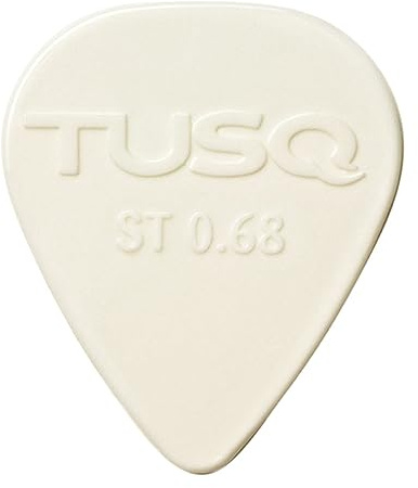 TUSQ by Graph Tech Standard Pick .68mm White (Bright) - 6 Pack PQP-0068-W6
