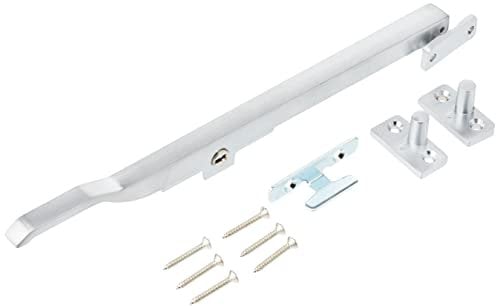 Modern Lockable Window Stay 250mm - SATIN CHROME