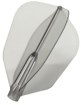 Cosmo Darts Fit Flight (Air) - Confezione da 3 freccette super forma, Fumo