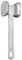 Fante's 43150 Non-Stick Meat Tenderizer Marinating Prep Tool, Double Sided, The Italian Market Original Since 1906, Metal, Silver